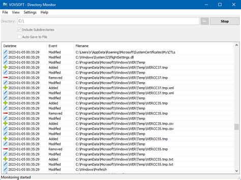 VovSoft Directory Monitor 2.0